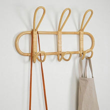 Load image into Gallery viewer, Handmade Rattan Clothes Hanger
